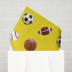 Sport Thema Gift Tissue Papier