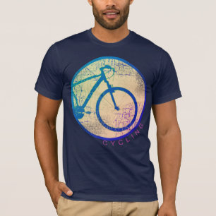 Sport thema pro-fietsen stijlvol t-shirt