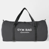 Sport Typografie Gym Bag Custom Naam Plunjezak (Achterkant)
