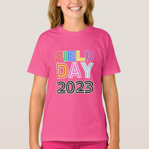 Sport Velddag Rood groen geel blauw kleur Team C T-shirt