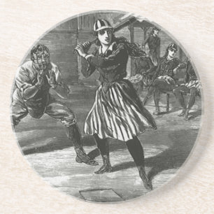  sport, Victoriaans honkbalteams voor vrouwen Zandsteen Onderzetter