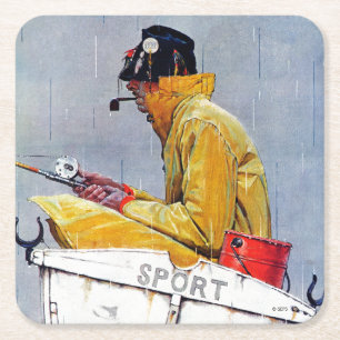 Sport Vierkante Kartonnen Onderzetter