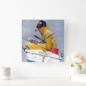 Sport Vierkante Klok (Huis)