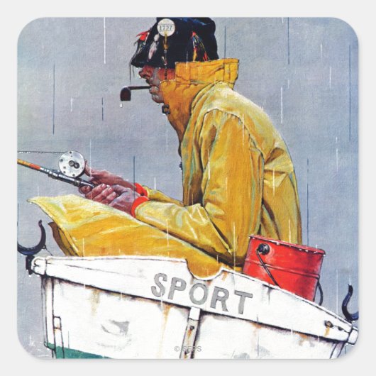 Sport Vierkante Sticker (Voorkant)