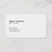 Sport Visitekaartje (Achterkant)