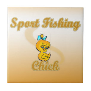 Sport Vist Chick Tegeltje