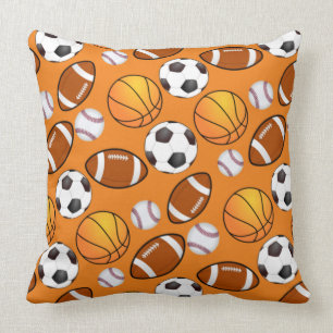 Sport voetbal voetbal honkbal basketbal Patroon Kussen