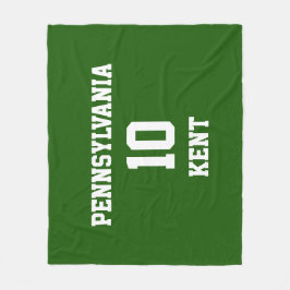 Sport voor je eigen Lincoln Green Fleece Deken