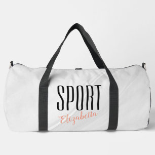 Sport Witte Grijze Moderne Gymtas Plunjezak