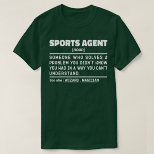 Sportagent Noun Commercieel Vertegenwoordiger Cool T-shirt