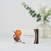 sportagent visitekaartje (Staand voorkant)