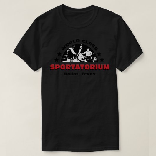 Sportatorium van wereldklasse t-shirt (Design voorkant)