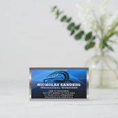 Sportauto Auto Logo | Mechanisch Visitekaartje (Staand voorkant)