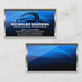 Sportauto Auto Logo | Mechanisch Visitekaartje (Voorkant / Achterkant)