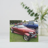 Sportauto Briefkaart (Staand voorkant)