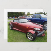 Sportauto Briefkaart (Voorkant / Achterkant)