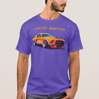 Sportauto cadeau vriendinnen t-shirt