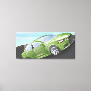 Sportauto Canvas Afdruk