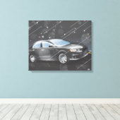 Sportauto Canvas Afdruk (Insitu (Houten vloer))