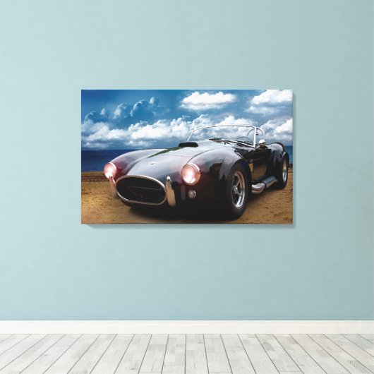 Sportauto Canvas Afdruk (Insitu (Houten vloer))