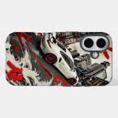 sportauto Case-Mate iPhone case (Achterkant (horizontaal))