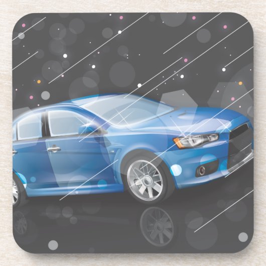 Sportauto Drankjes Onderzetter (Voorkant)