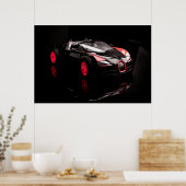 Sportauto Poster (Keuken)