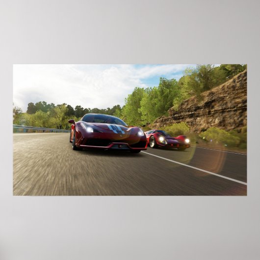Sportauto Poster (Voorkant)