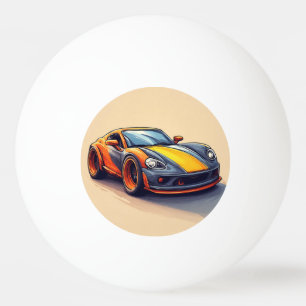 Sportauto Tafeltennisbal Geschenk voor racefans Pingpongballen