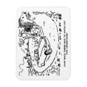 Sportauto's rijden op het platteland met hedgel magneet (Verticaal)