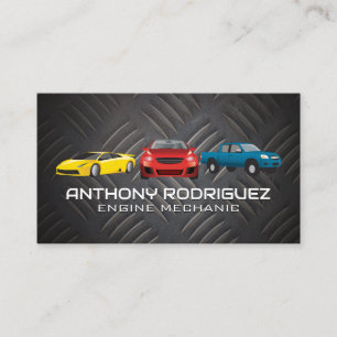 Sportauto's   Vrachtwagens   Auto Mechanic Service Visitekaartje
