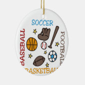 Sportbakken Keramisch Ornament (Rechts)