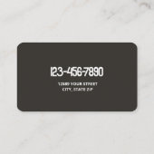 Sportbar Visitekaartje (Achterkant)