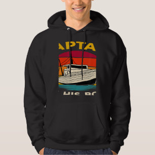 Sportboot Racende boot Eigenaar Kapitein Motorboot Hoodie