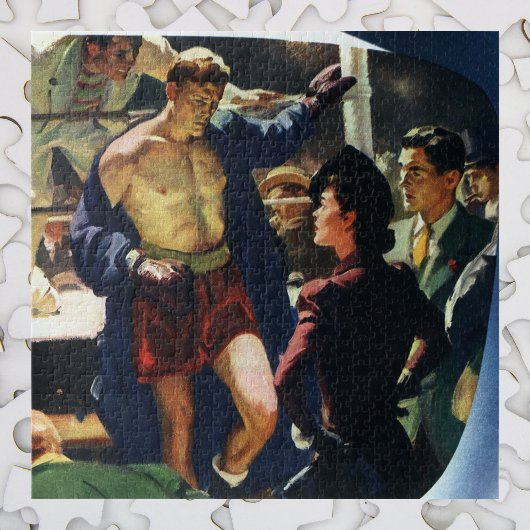  sportbox, Boxer die de ring verlaat Legpuzzel