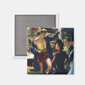 sportbox, Boxer die de ring verlaat Magneet (Voorkant / Achterkant)