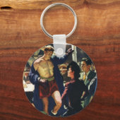  sportbox, Boxer die de ring verlaat Sleutelhanger (Voorkant)