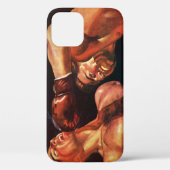  sportboxen, boxers die vechten Case-Mate iPhone case (Achterkant)