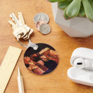  sportboxen, boxers die vechten sleutelhanger