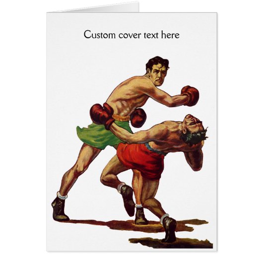  sportboxen, boxers in de strijd (Voorkant)