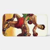  sportboxen, boxers in de strijd Case-Mate iPhone case (Achterkant (horizontaal))