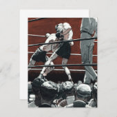  sportboxen, boxers vechten in de ring (Voorkant / Achterkant)