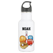 Sportboxen op maat waterfles  (Voorkant)