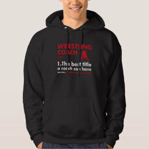 Sportcoach Definitie Worstelen Hoodie