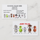 Sportcoach Visitekaartje (Voorkant / Achterkant)