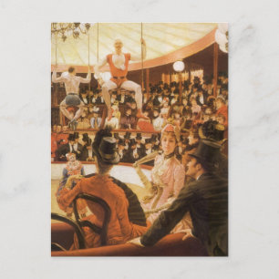 Sporteerdames (of Circus Lover) door James Tissot Briefkaart