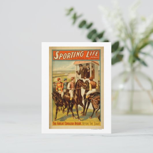 Sporteerleven - Het grote Engelse theater van Derb Briefkaart (Staand voorkant)