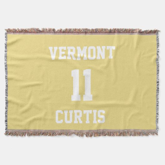 Sporteert uw eigen gebufferd leder deken (Voorkant)