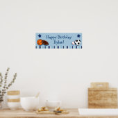 Sporten Alle Star-aangepaste Birthday-banner Poster (Keuken)