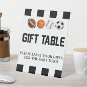 Sporten met Tafel met cadeau Reclamebord Met Voetstuk (Insitu)
